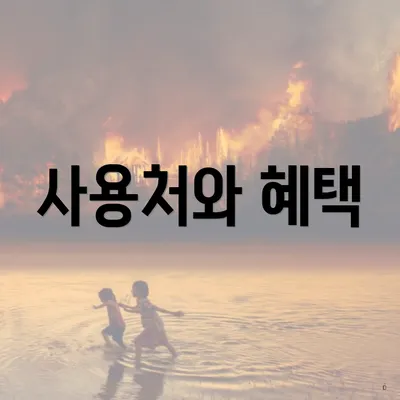 사용처와 혜택