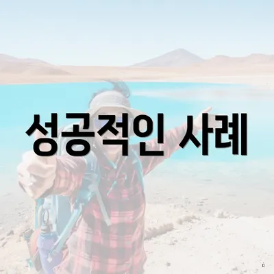 성공적인 사례