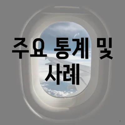 주요 통계 및 사례