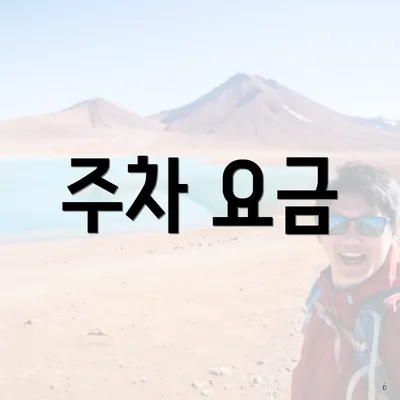 주차 요금