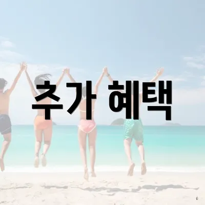 추가 혜택